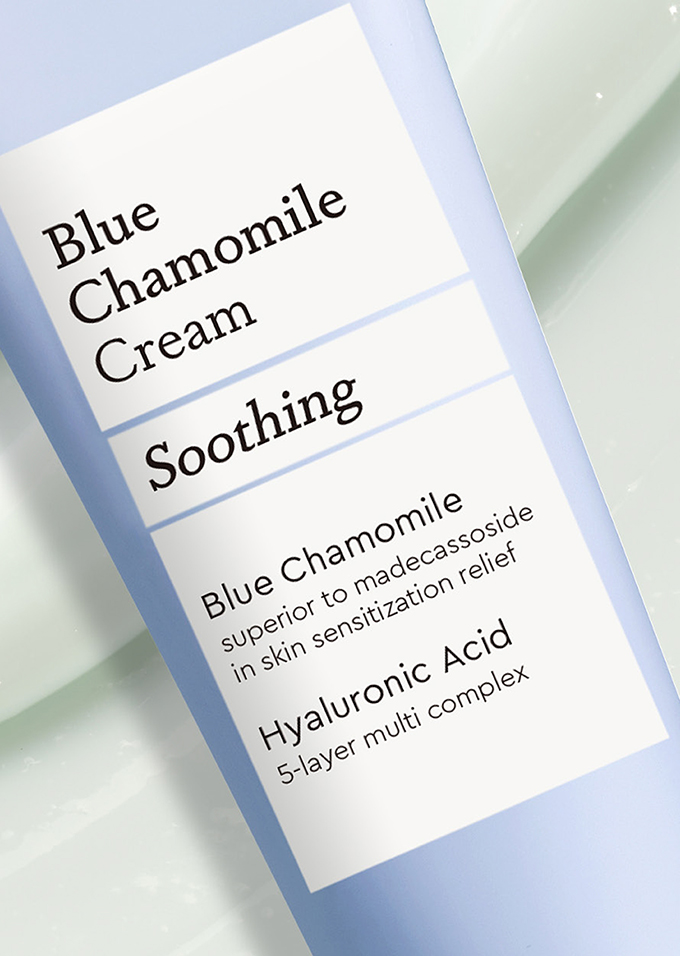 Mamonde Skin Care BLUE CHAMOMILE CREAM 3 - Essential Soothing Item, Essential Item for Facemask Induced Sensitivity
