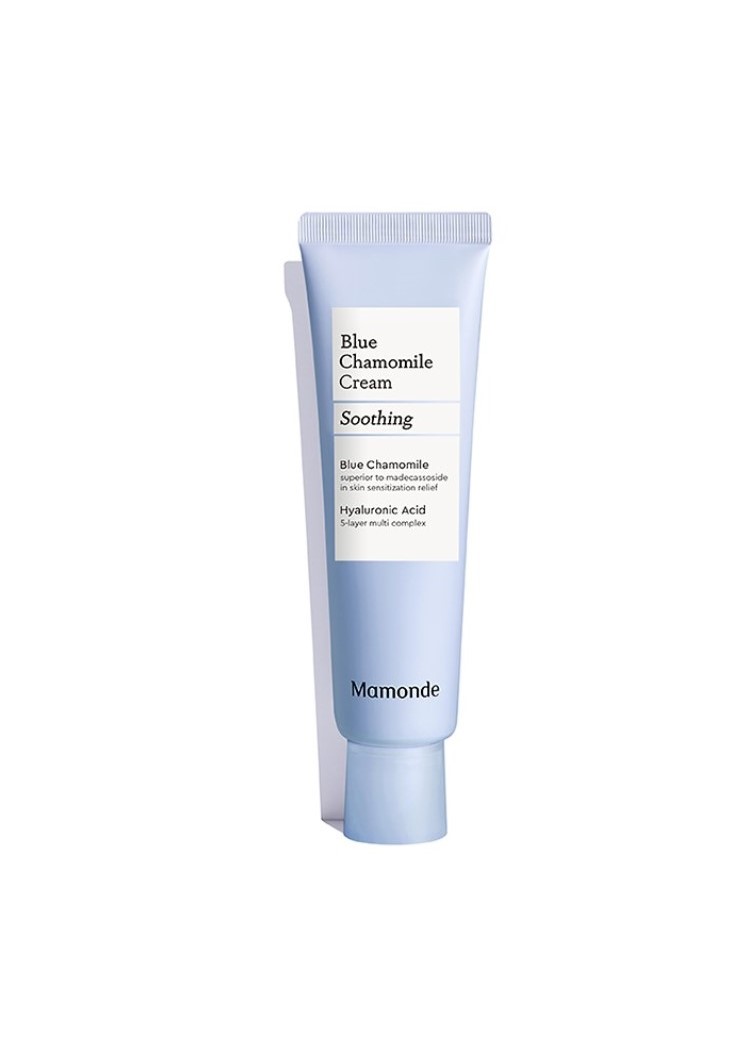 Mamonde Skin Care BLUE CHAMOMILE CREAM 1 - Essential Soothing Item, Essential Item for Facemask Induced Sensitivity