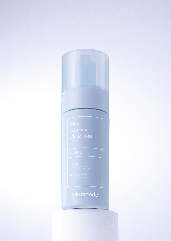 Mamonde Skin Care BLUE AZULENE CLOUD TONER 4 - Friction-less Cloud Toner, Azulene