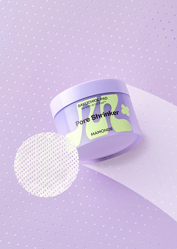 Mamonde Skin Care PORE SHRINKER BAKUCHIOL PAD 4 - PoreShrinkingeffect, ButterflyZonePad