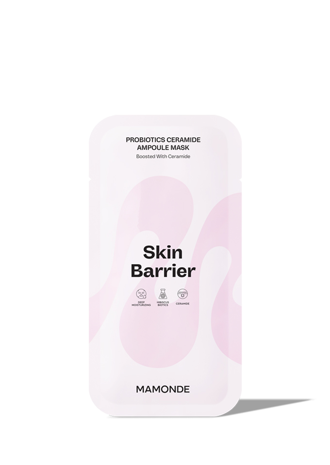 Mamonde Skin Care Probiotics Ceramide Ampoule Mask 1 - Ceramide Sheet Mask #Skin barrier, Deep moisturizing