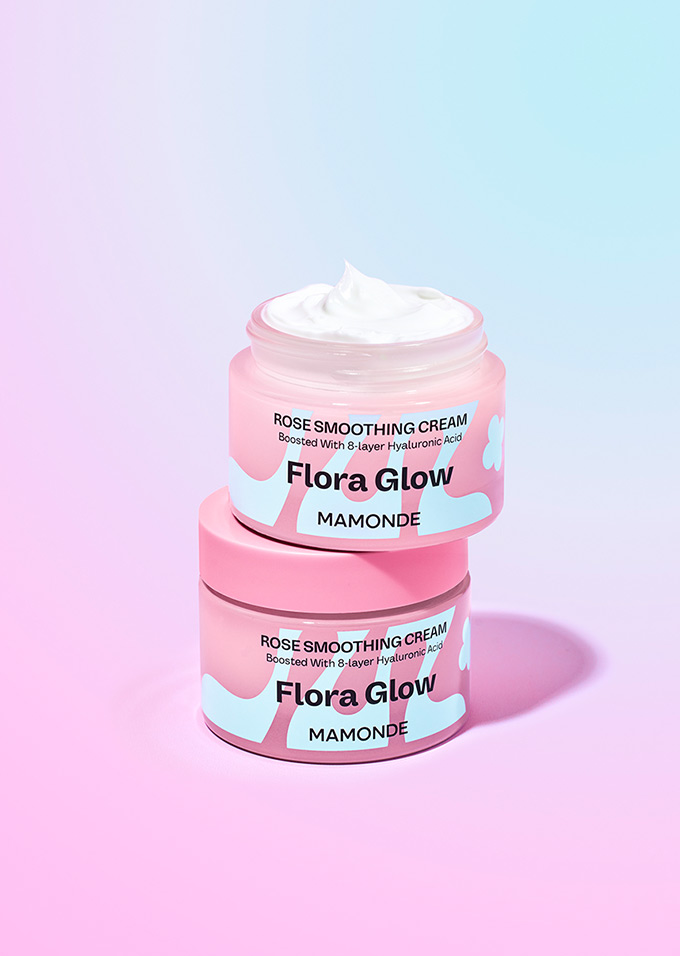 Mamonde Skin Care Flora Glow Rose Smoothing Cream 3 - Fine Skin Glow, Smooth skin