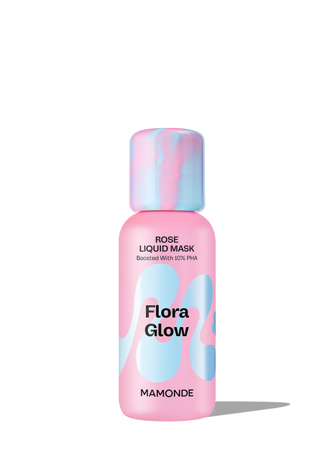 Mamonde Skin Care Flora Glow Rose Liquid Mask 1 - Dewy glow skin #Mild exfoliation #PHA10%