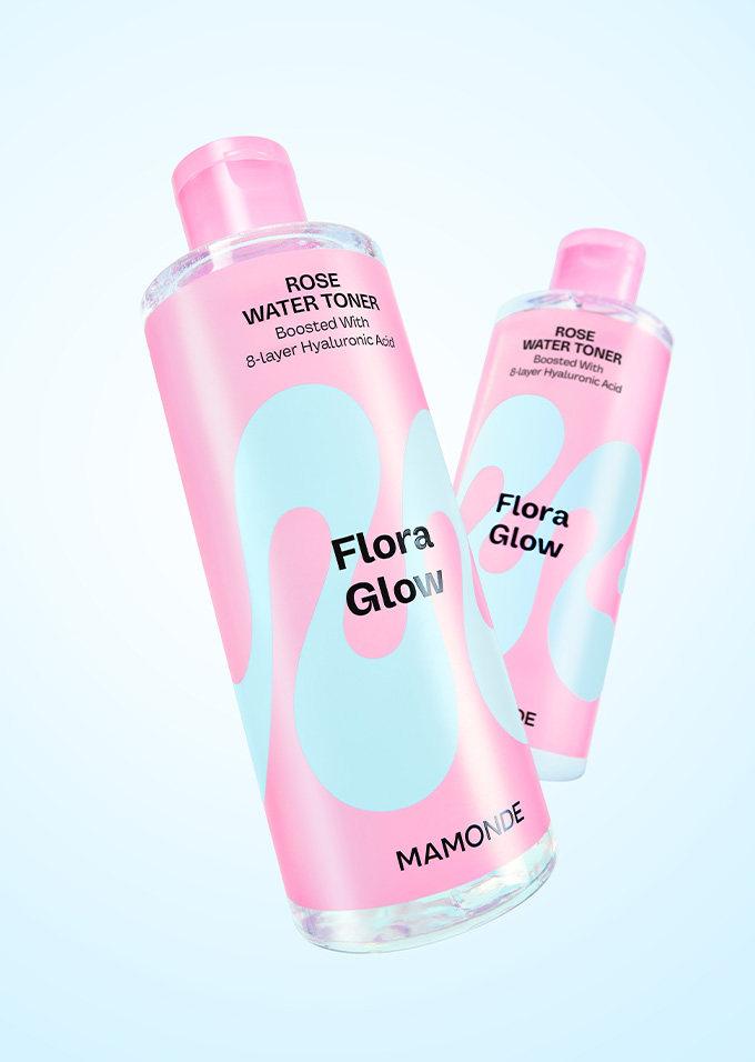 Mamonde Skin Care Flora Glow Rose Water Toner 2 - Dewy glow skin #Mild Toner, Rose Water 90%