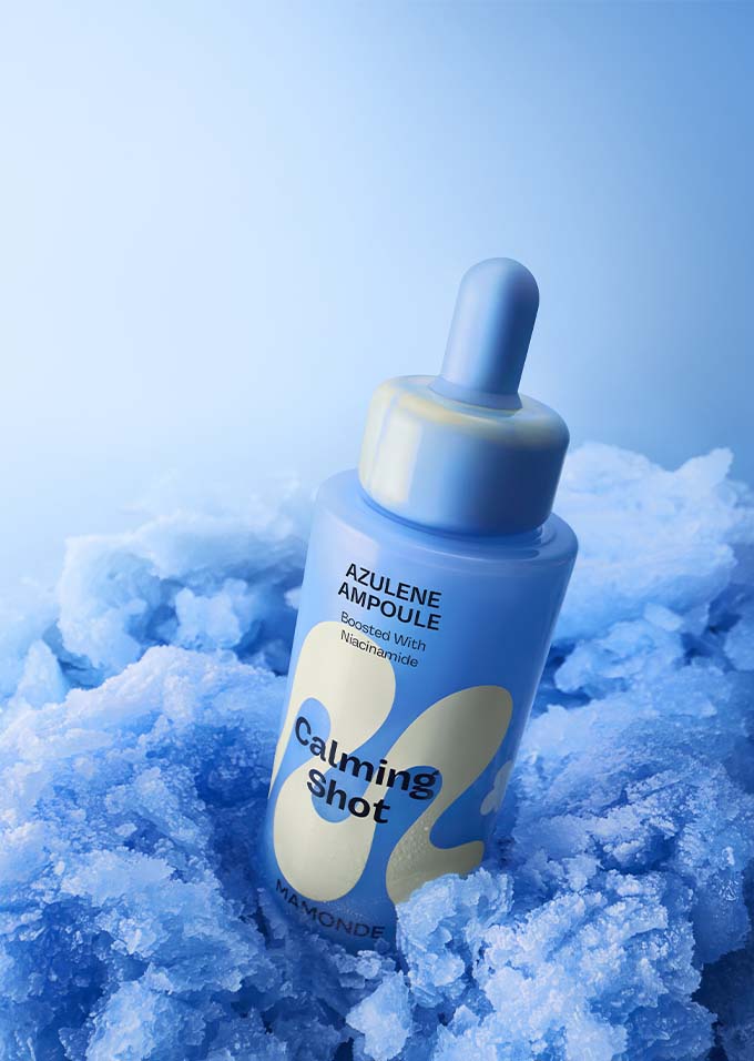 Mamonde Skin Care Calming Shot Azulene Ampoule 2 - Blemish Clarifying, Hydrating Ampoule