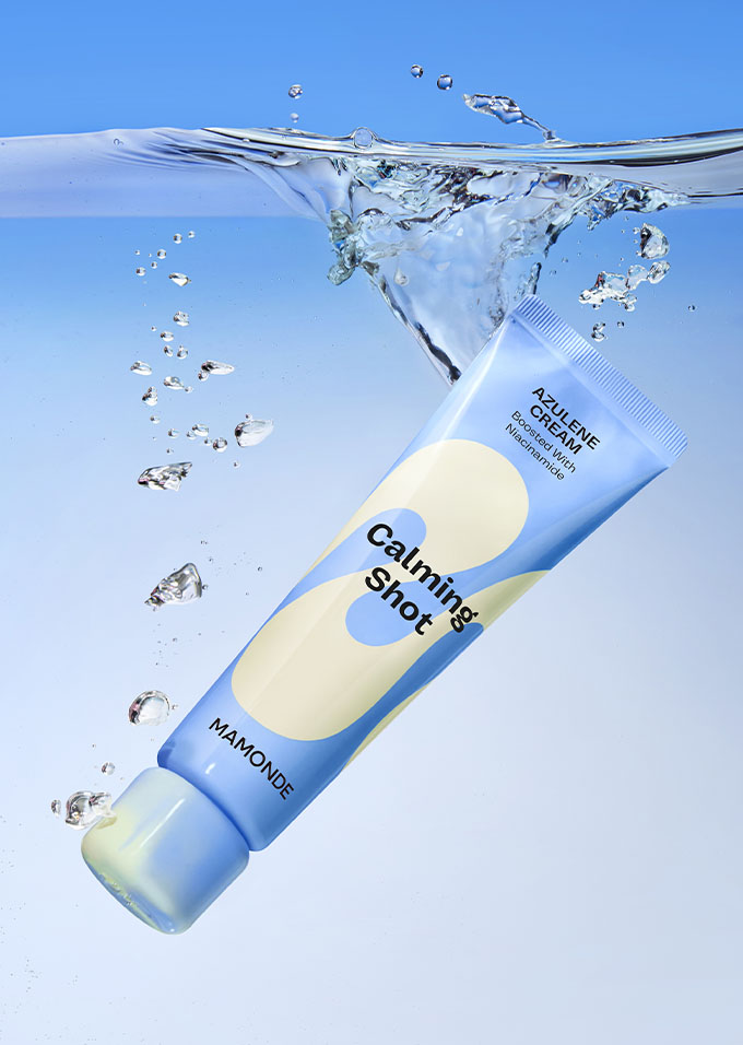 Mamonde Skin Care Calming Shot Azulene Cream 4 - Blemish Clarifying, Hydrating Cream