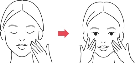how to use emulsion. take an adequate amount and gently apply along the skin texture.