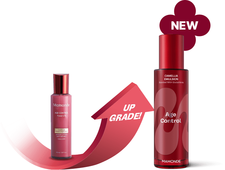 Mamonde Age Control Power Lift Emulsion 150ml has been upgraded to Mamonde Age Control Camellia Emulsion 125ml