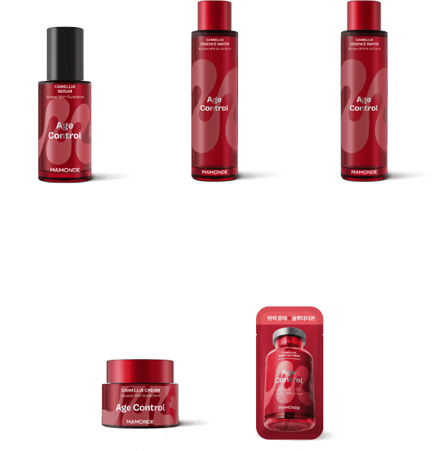 Age Control Camellia Serum, Age Control Camellia Essence Water, Age Control Camellia Cream, Age Control Camellia Ampoule Mask