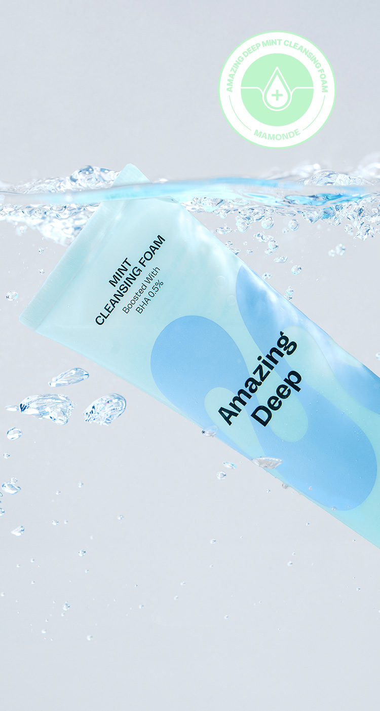 Mamonde, Amazing Deep Mint Cleansing Foam