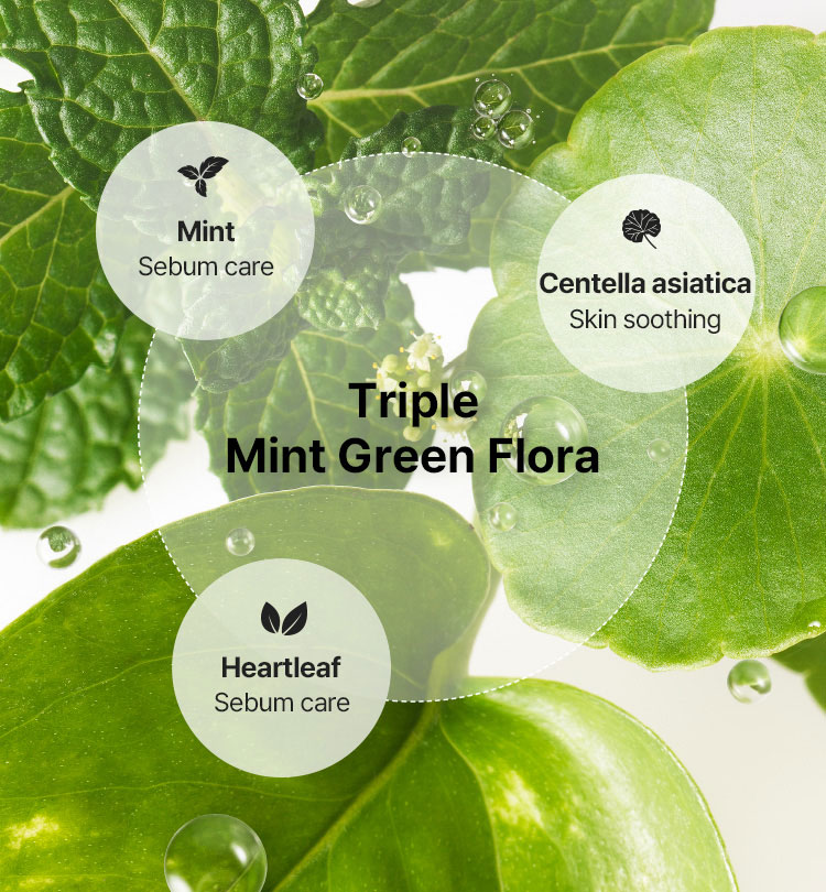Triple Mint Green Flora