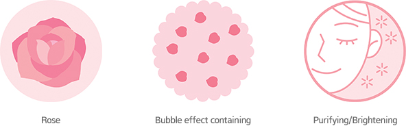 PETAL PURIFYING BUBBLE MASK featuring
