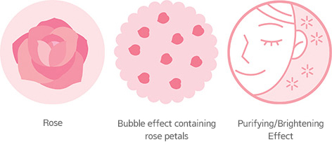 PETAL PURIFYING BUBBLE MASK featuring
