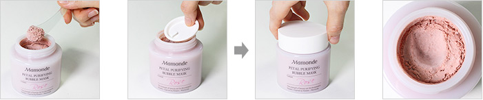 PETAL PURIFYING BUBBLE MASK Notes for Storage