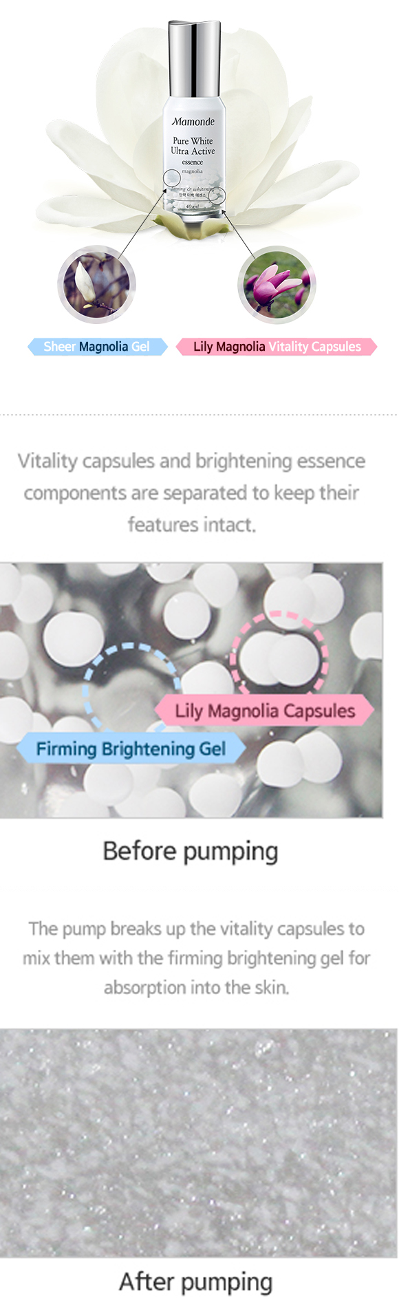 PURE WHITE ULTRA ACTIVE ESSENCE Main Features image
