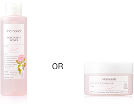 rose gel water cream mamonde step