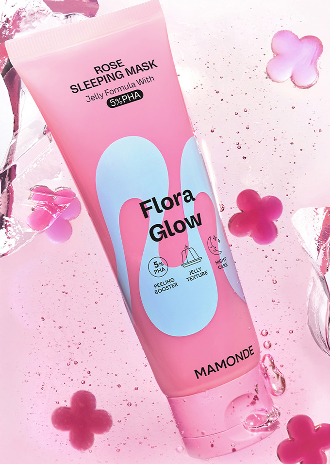 플로라 글로우 로즈 슬리핑 마스크 6