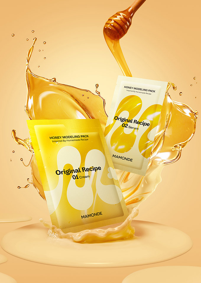 오리지널 레시피 허니 모델링 팩 6