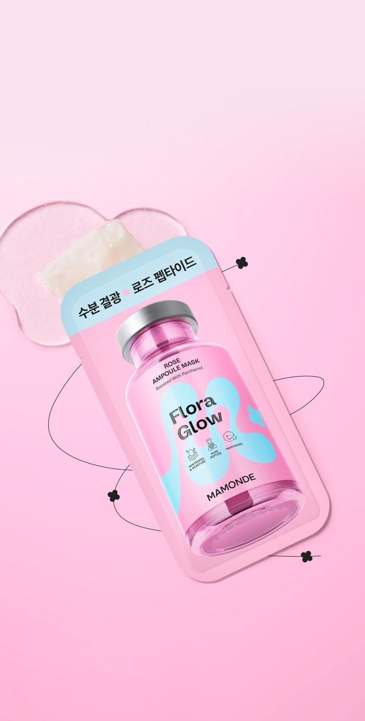 플로라 글로우 로즈 앰플 마스크팩