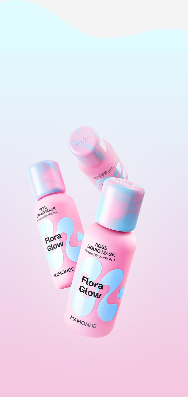 플로라 글로우 로즈 리퀴드 마스크