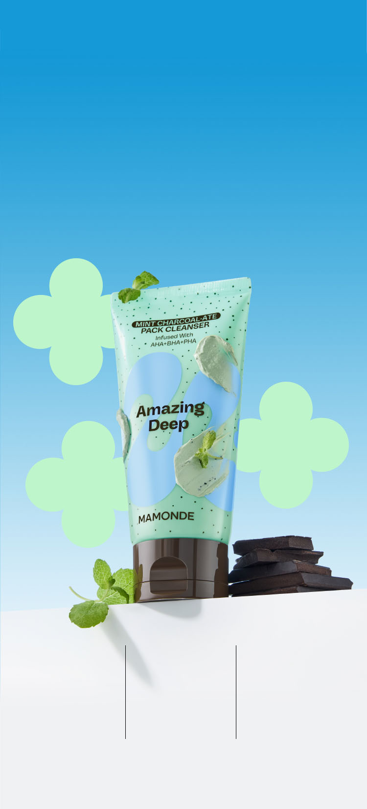마몽드 어메이징 딥 민트차콜릿 팩 클렌저