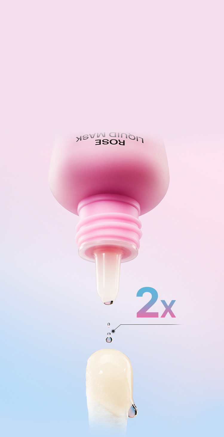 플로라 글로우 로즈 볼 마스크