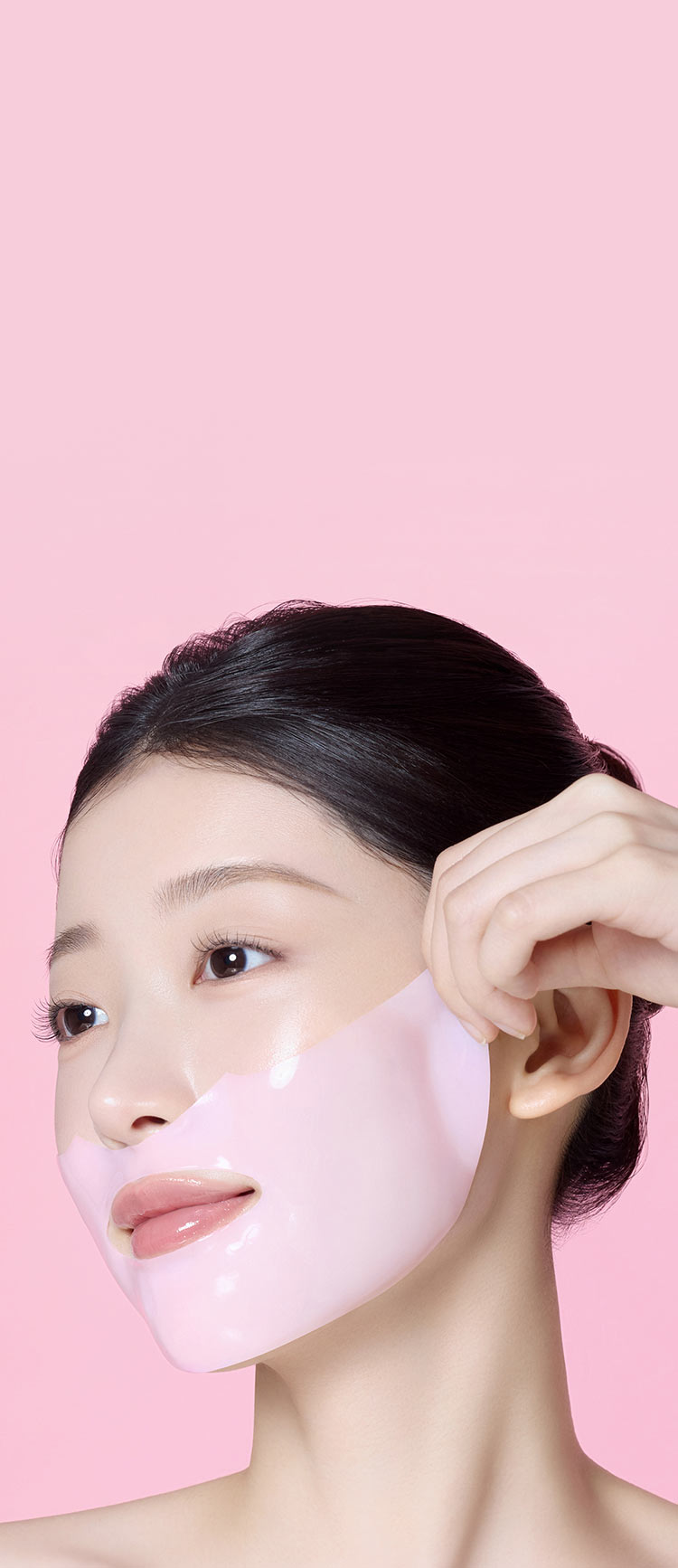 플로라 글로우 로즈 하이드로겔 마스크