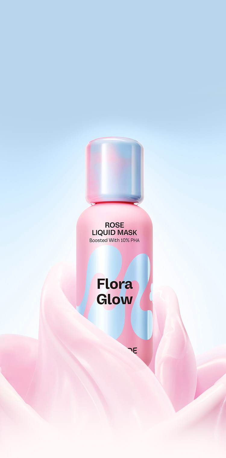플로라 글로우 로즈 하이드로겔 마스크