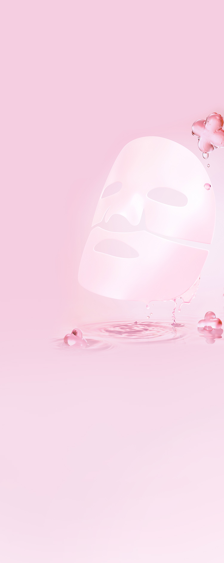 플로라 글로우 로즈 하이드로겔 마스크