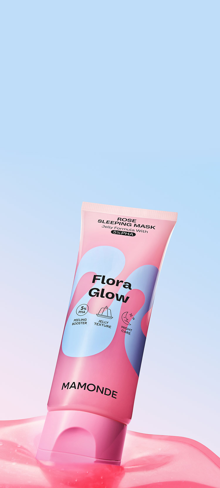 플로라 글로우 로즈 슬리핑 마스크