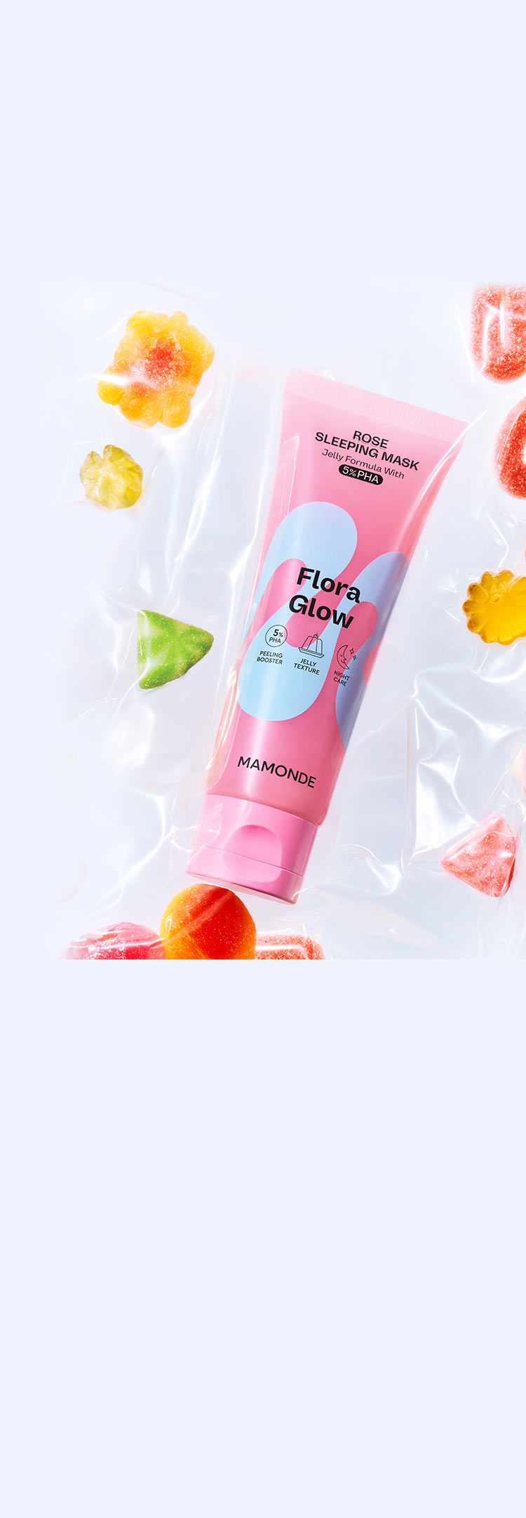 플로라 글로우 로즈 슬리핑 마스크