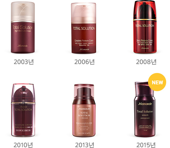 2003년부터 2015년까지 토탈 솔루션 패키지 변화